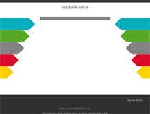 Tablet Screenshot of kotzbeck-loh.at